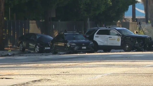 Driver killed in Commerce crash involving LASD patrol SUV