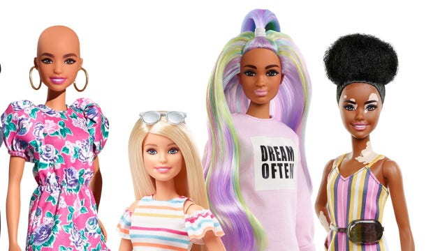 Mattel introduces new Barbie dolls with no hair, skin condition vitiligo in effort to boost diversity