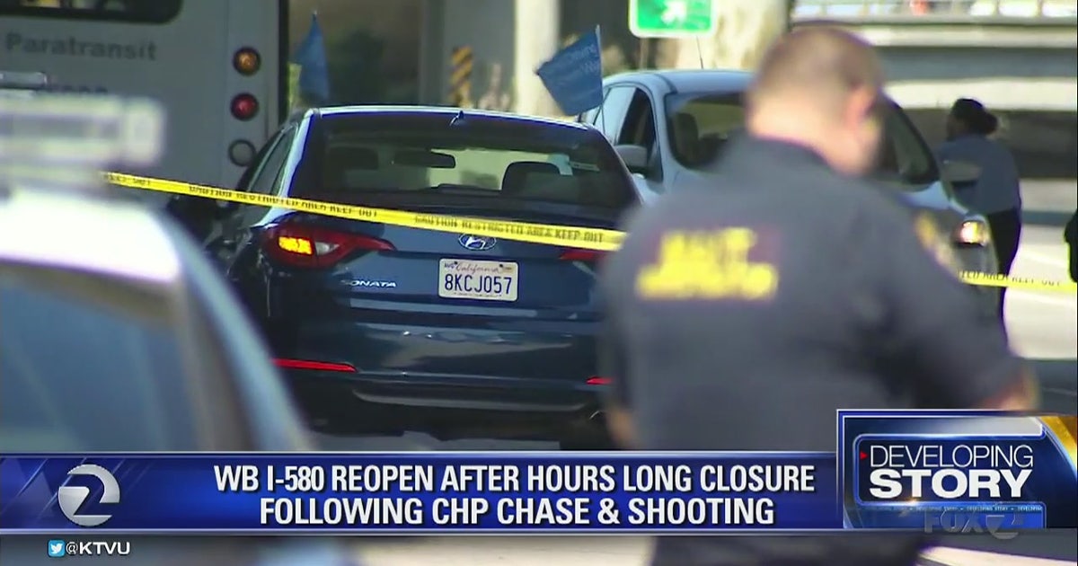 CHP officer opens fire after chase on WB I-580 | KTVU FOX 2