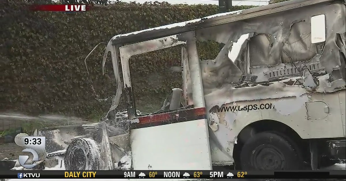 Mail truck catches fire in San Pablo | KTVU FOX 2