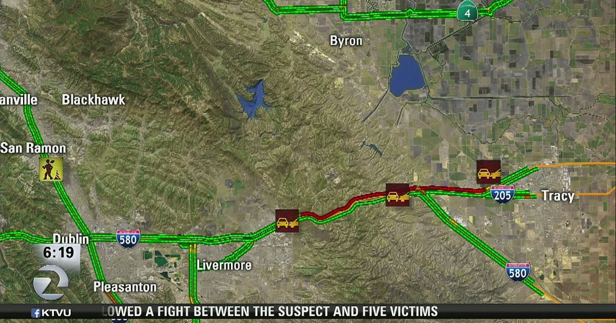 Delays on I-580 through Altamont Pass after big rig crash | KTVU FOX 2