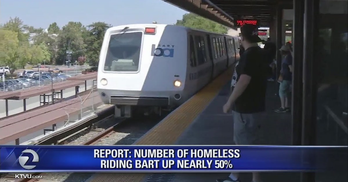 Report: Jump in number of homeless people riding BART | KTVU FOX 2