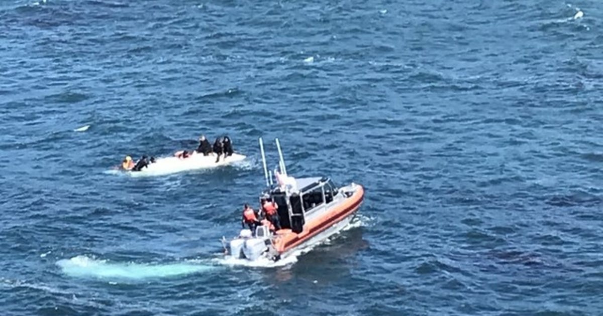 Six rescued from Pacific Ocean after boat capsizes off Santa Cruz coast ...