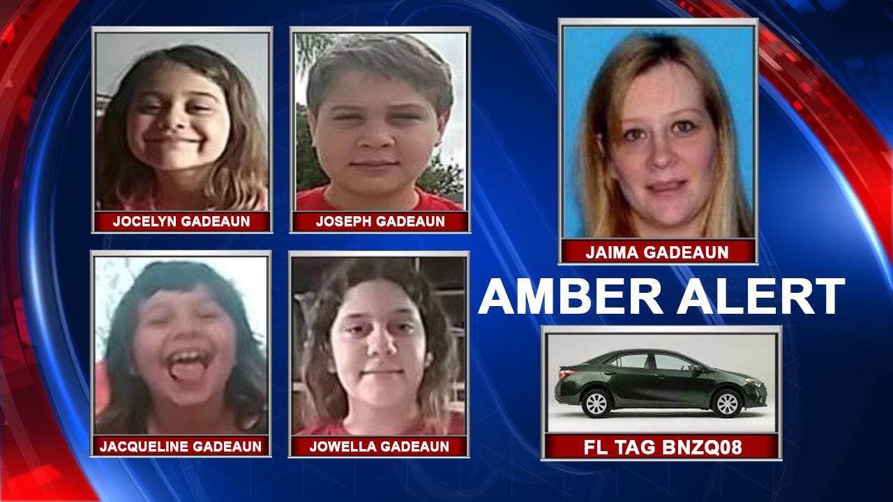 AMBER ALERT: 4 children missing from Manatee Co. | KTVU FOX 2