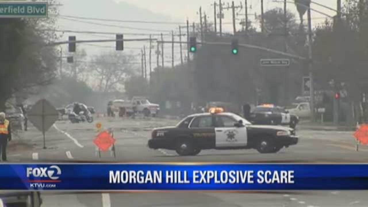 Bomb squad called after Morgan Hill traffic stop reveals possible