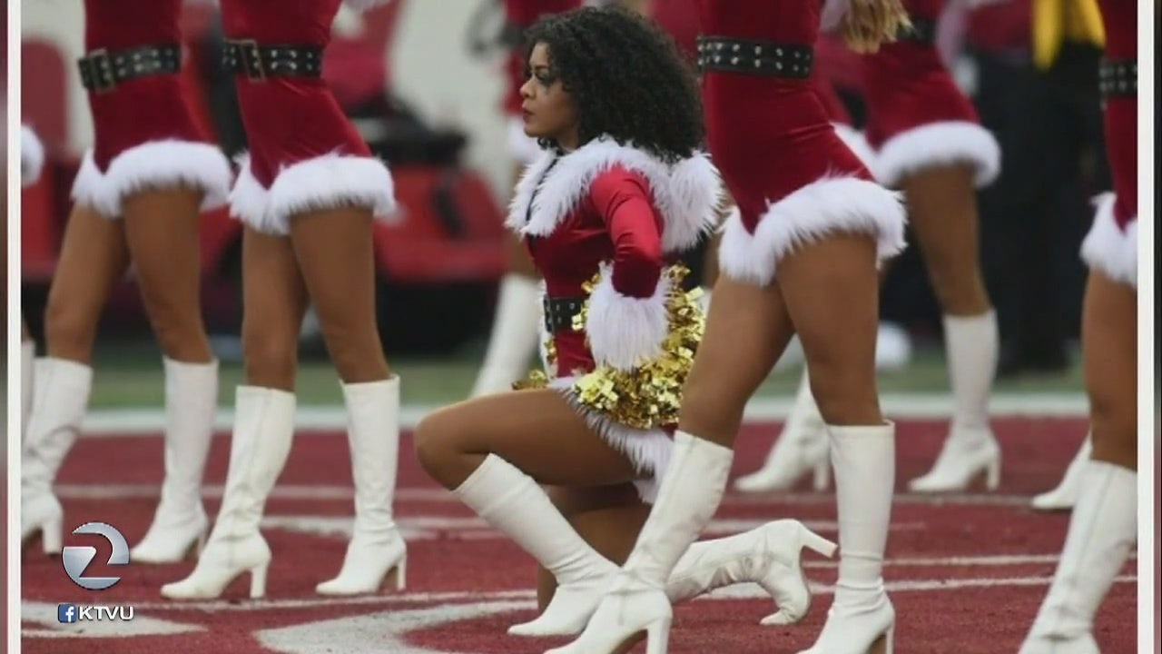 49ers Gold Rush cheerleader speaks out on taking a knee during anthem