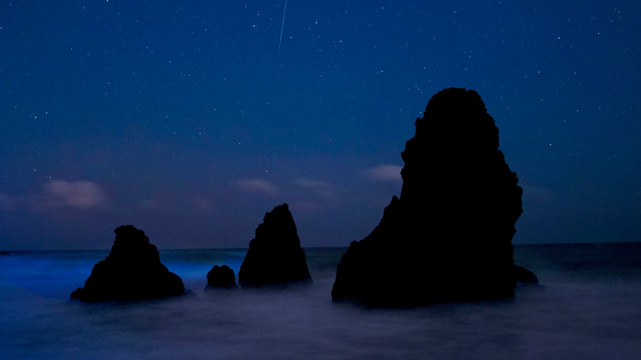 Photos show bioluminescent tide at Rodeo Beach