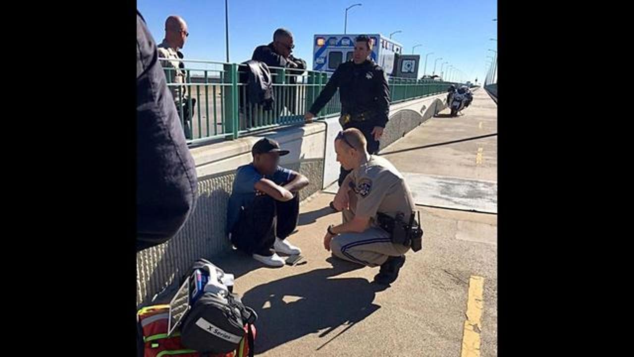 CHP talks suicidal man off Benicia Bridge KTVU FOX 2