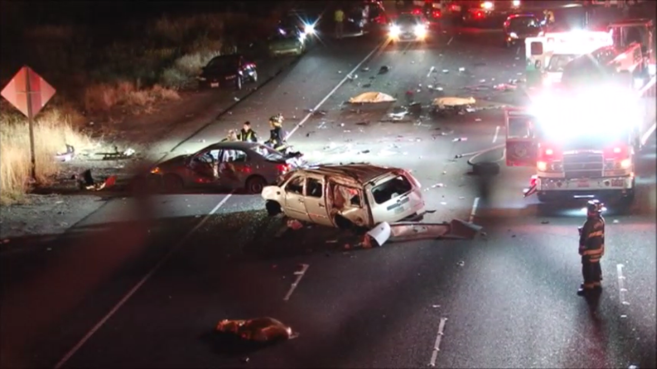 CHP: 3 Dead In Fremont Crash, 4 Ejected Weren't Wearing Seatbelts