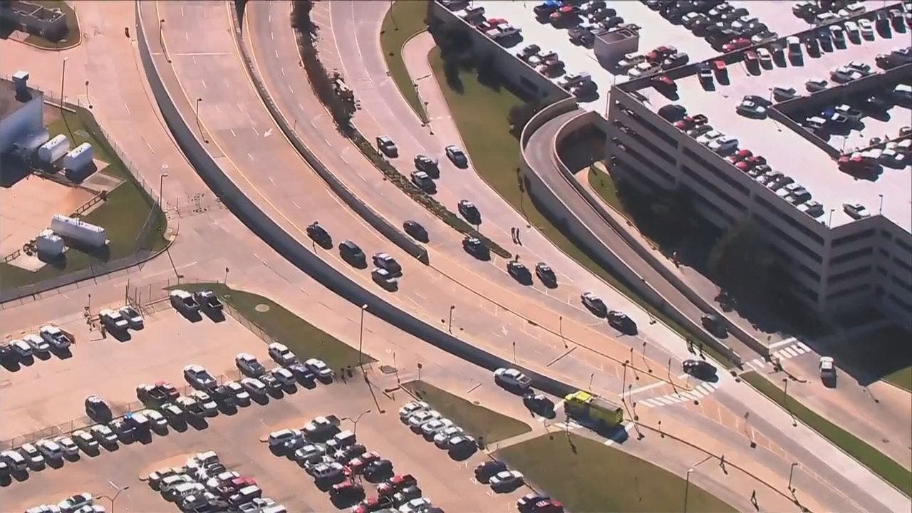 Suspect in Oklahoma airport shooting found dead in pickup