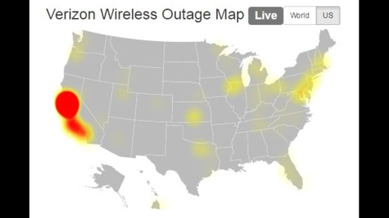 Verizon Service Outage Leaves Thousands Of Bay Area Customers Without ...