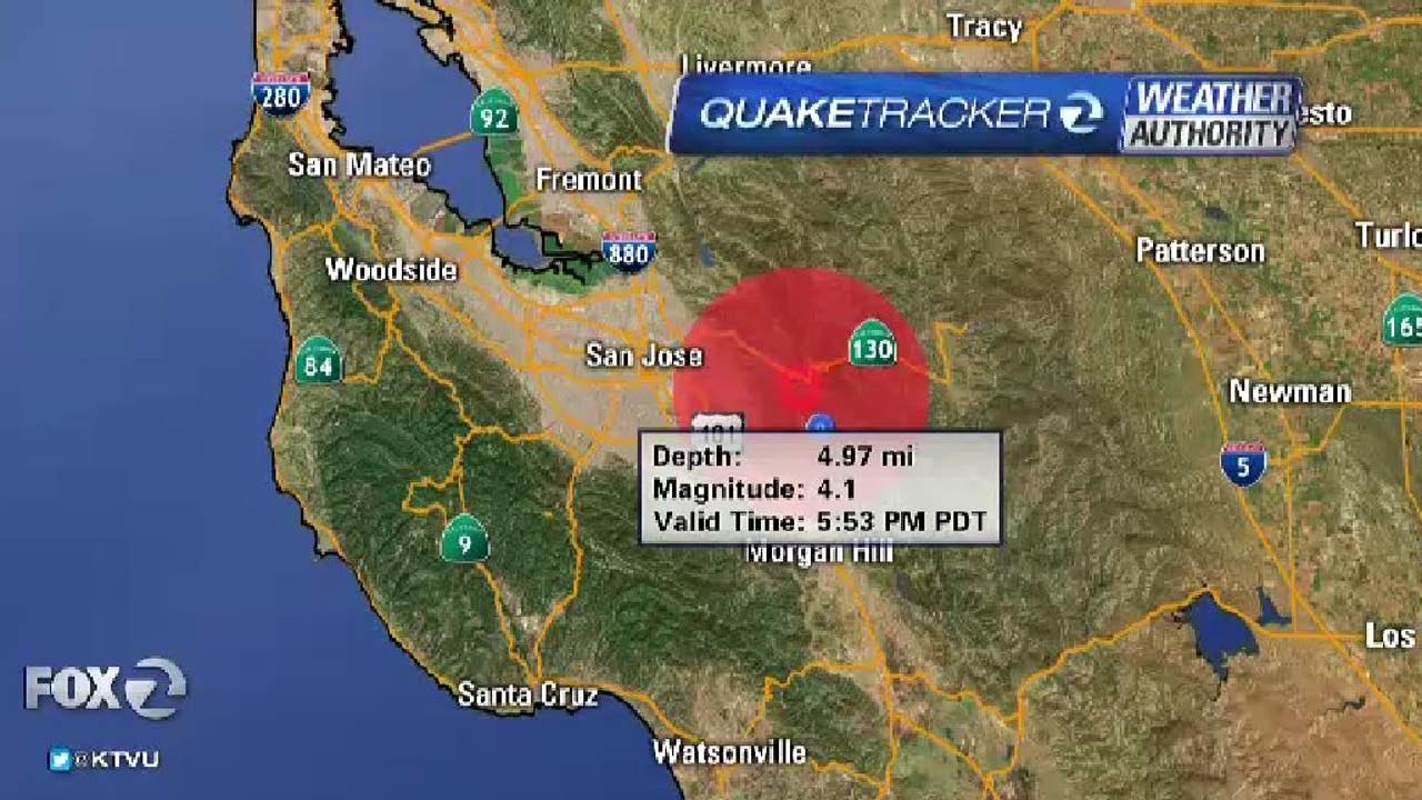 4.1 earthquake strikes near San Jose