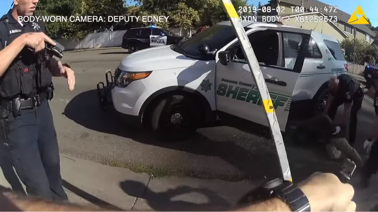 Sonoma Co. Sheriff releases graphic video of suspect being shot and