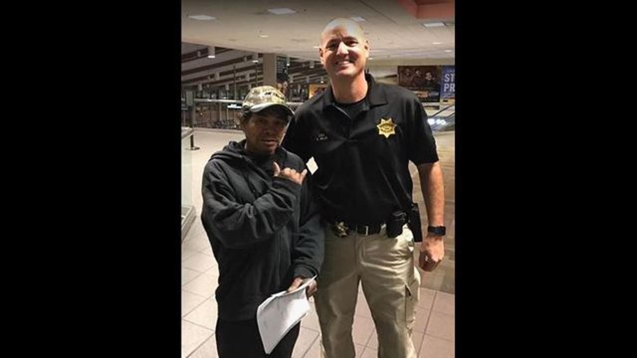 Homeless man reunited with family