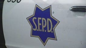 Driver hits pedestrian with vehicle, damages San Francisco bus shelter