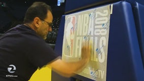 Oakland prepares for Warriors' 4th consecutive NBA Finals