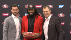 Richard Sherman officially introduced as a 49er