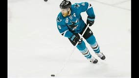 Sharks top Blues, one win from 1st Stanley Cup Finals