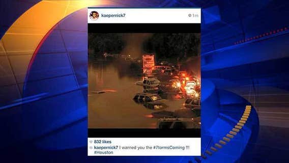 49ers QB Kaepernick apologizes for Houston storm post