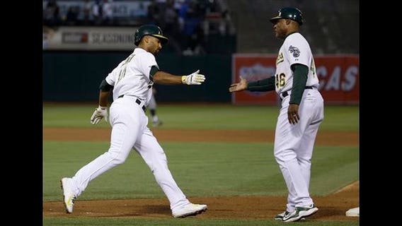 Kazmir helps A's blank Mariners 4-0