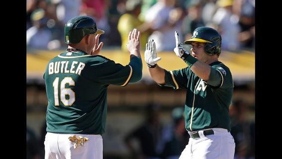 Doolittle's 1-2-3 9th closes out A's 10-9 win over Astros