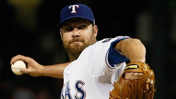 Lewis perfect into 8th, gets 2-hitter as Rangers top A's 4-0