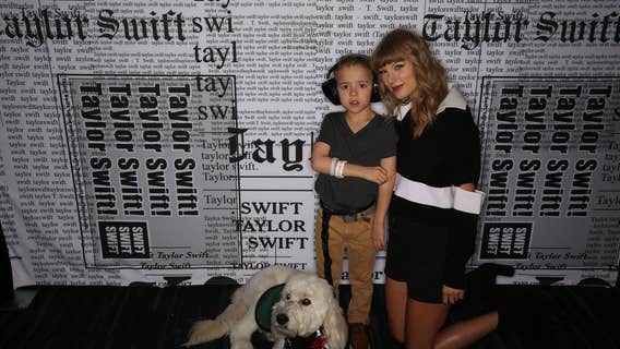 Taylor Swift donates $10k toward little boy's service dog