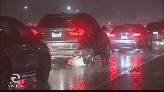 February's dry spell broken; widespread rain returns to Bay Area