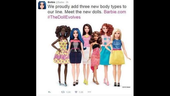 For the world's most scrutinized body, Barbie has a new look