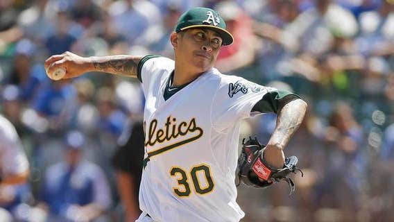 Athletics hold off Dodgers 5-2 for 2-game interleague sweep