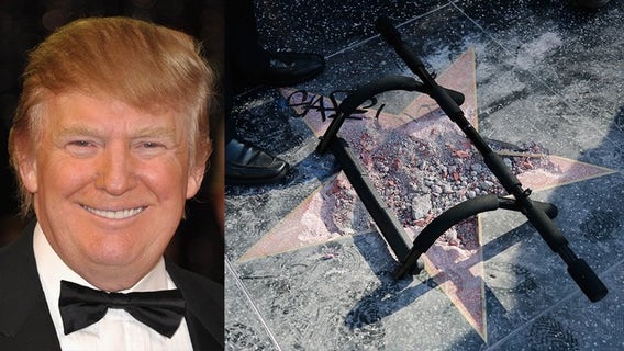 Resolution passed to remove President Trump's Hollywood Walk of Fame star