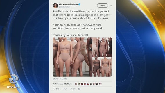 Kim Kardashian West faces backlash over Kimono shapewear