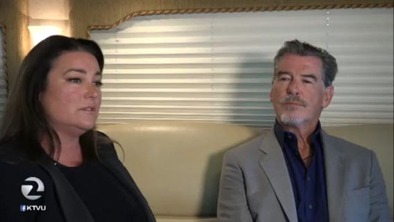 Pierce Brosnan and wife Keely premiere doc at Mendocino Film Fest