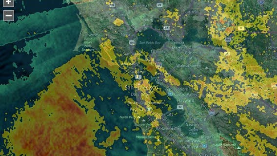 Tuesday storm brings strong rain to Bay Area