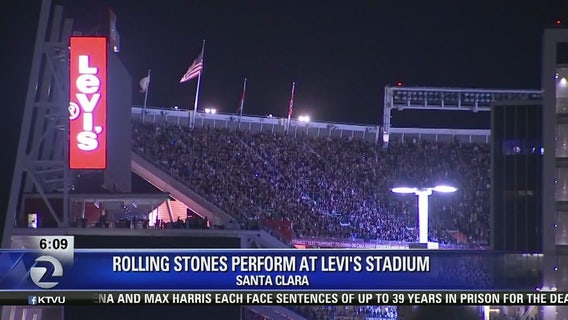Rolling Stones play past Santa Clara's regular 10 p.m. Sunday curfew