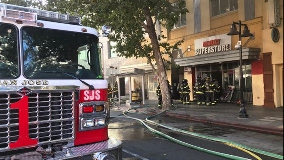 Firefighters battling two-alarm blaze in San Jose