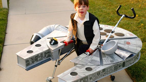 Family builds Star Wars costume for son with cerebral palsy