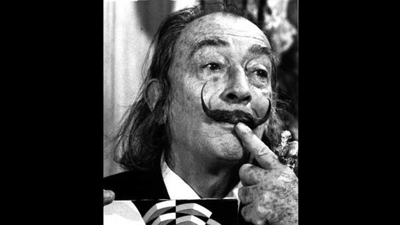 Experts remove biological samples from Salvador Dali's body