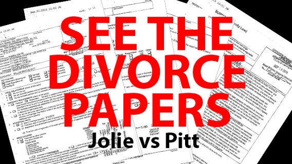 SEE THE DIVORCE PAPERS: Angelina Jolie files for divorce from husband Brad Pitt