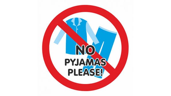 Movie theater bans pajamas