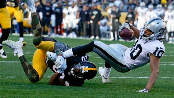 Late rally not enough as Raiders fall to Steelers 38-35
