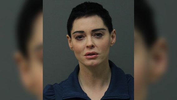 Actress Rose McGowan turns herself in after arrest warrant issued for felony drug charge