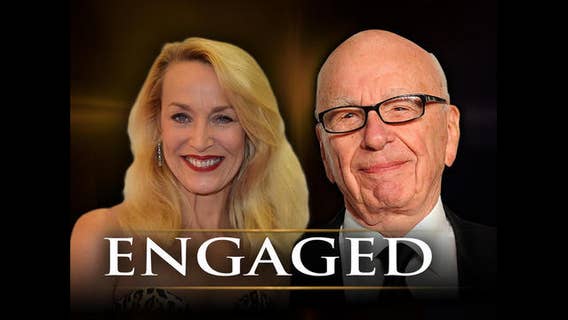 Media mogul Rupert Murdoch, model Jerry Hall engaged