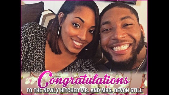 Devon Still marries fiancee Asha Joyce, Leah Still gives touching speech as flower girl