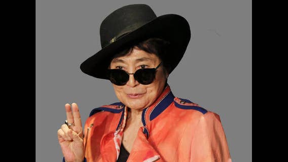 Yoko Ono hospitalized for flu symptoms, but on the mend