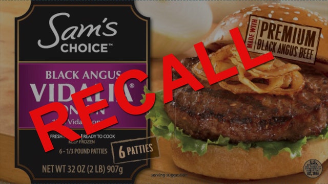 Beef patties recalled for potential contamination