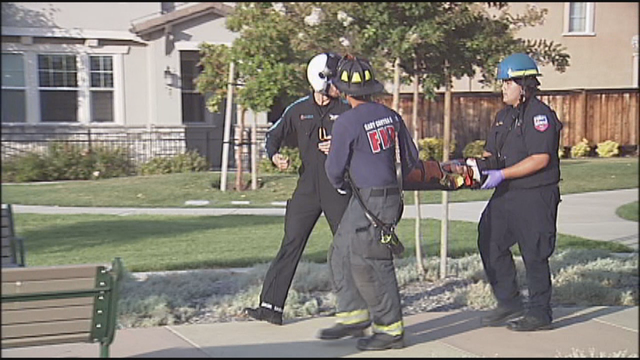Boy hospitalized after fall from window in Brentwood
