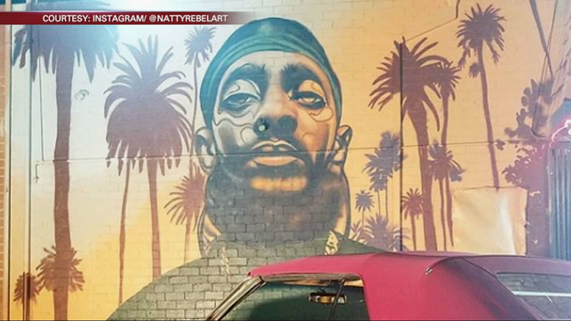 Mural paying homage to the late rapper Nipsey Hussle unveiled in Oakland