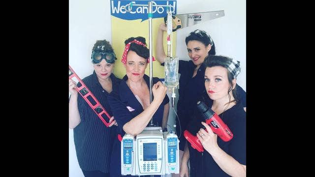 Chemo patient brings laughs, positivity with a series of photos