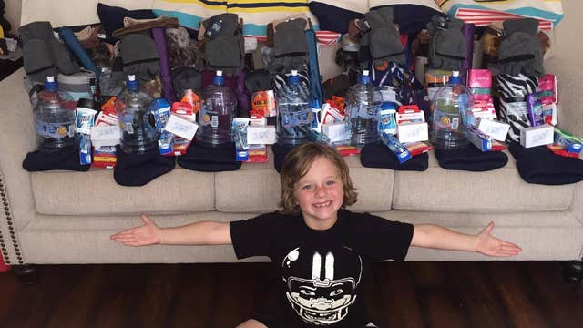 Oakley boy raises money for homeless